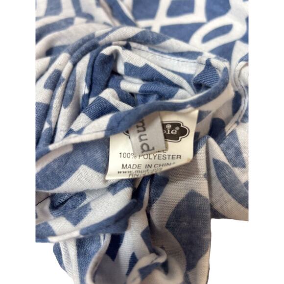 Mudd Women's Infinity Colorful Scarf Blue White‎ - Picture 3 of 4